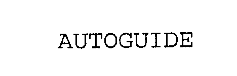 Trademark Logo AUTOGUIDE