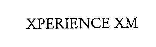 Trademark Logo XPERIENCE XM