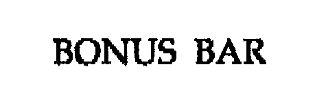 Trademark Logo BONUS BAR