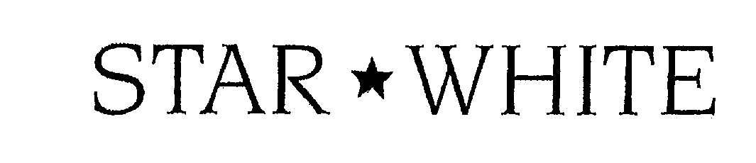 Trademark Logo STAR WHITE