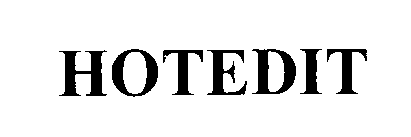 Trademark Logo HOTEDIT