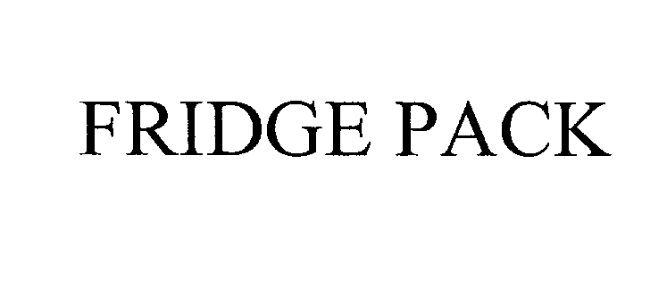Trademark Logo FRIDGE PACK