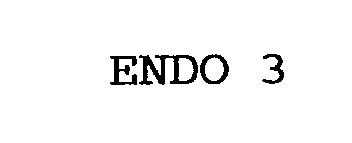 Trademark Logo ENDO 3
