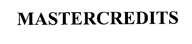 Trademark Logo MASTERCREDITS