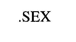 Trademark Logo .SEX