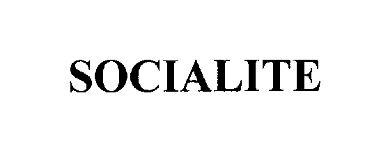 Trademark Logo SOCIALITE