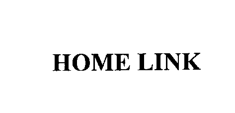 Trademark Logo HOME LINK
