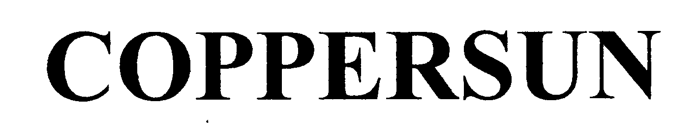 Trademark Logo COPPERSUN