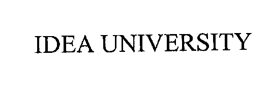 Trademark Logo IDEA UNIVERSITY