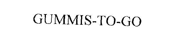 Trademark Logo GUMMIS-TO-GO