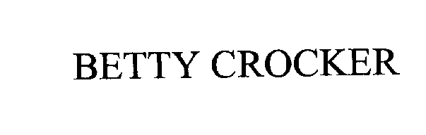 Trademark Logo BETTY CROCKER