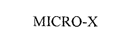 Trademark Logo MICRO-X