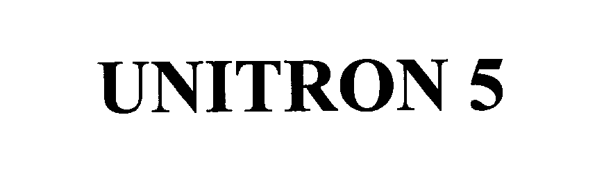 Trademark Logo UNITRON 5