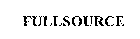 Trademark Logo FULLSOURCE