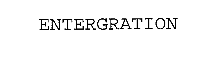 Trademark Logo ENTERGRATION