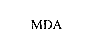 Trademark Logo MDA