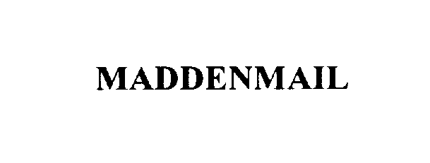 Trademark Logo MADDENMAIL