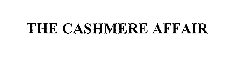 Trademark Logo THE CASHMERE AFFAIR