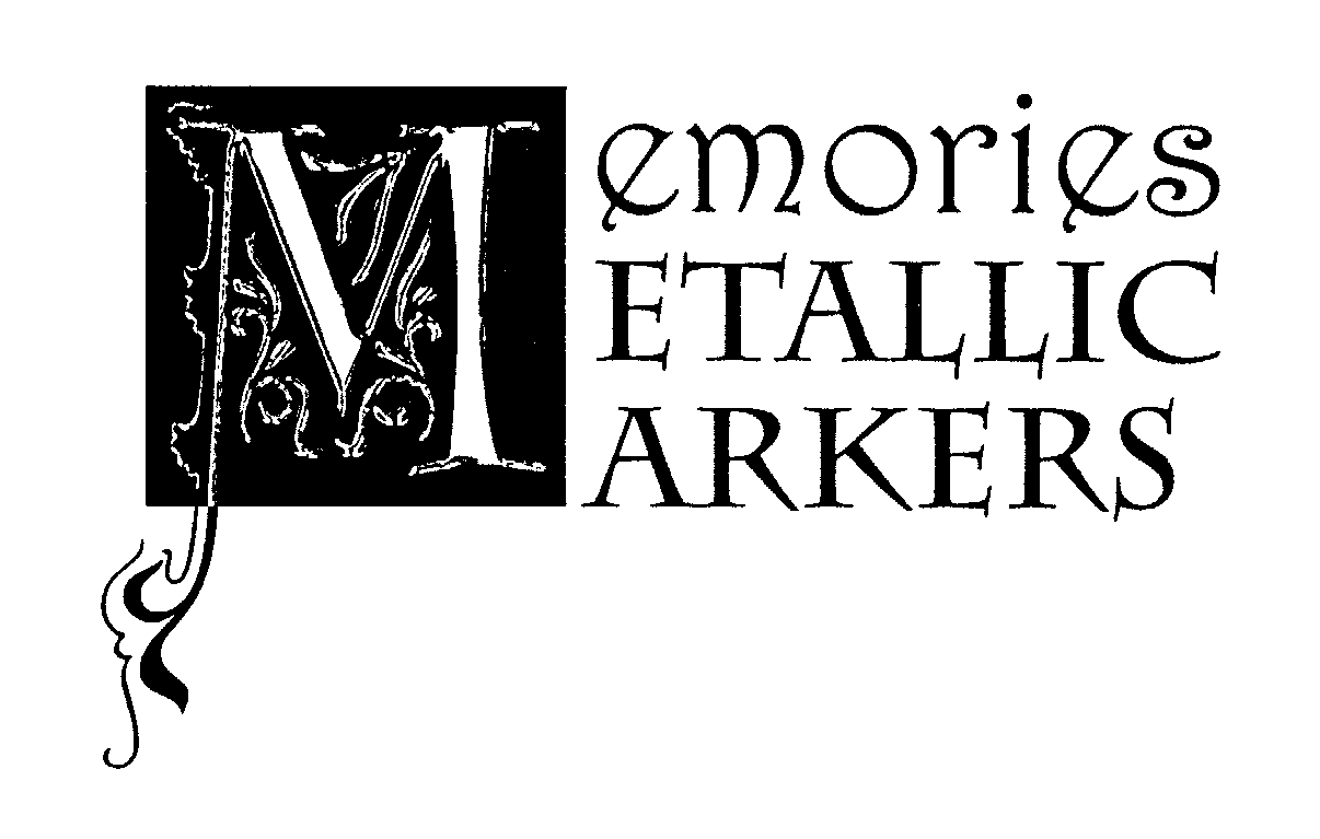 Trademark Logo MEMORIES METALLIC MARKERS