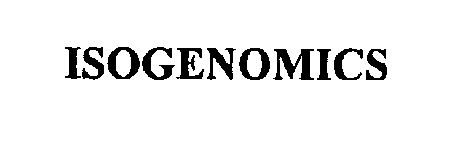  ISOGENOMICS