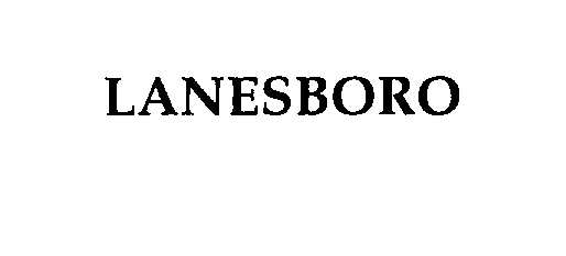 Trademark Logo LANESBORO