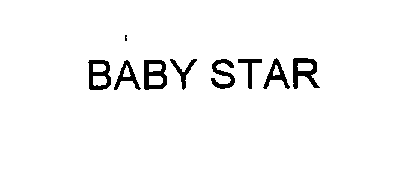 Trademark Logo BABY STAR