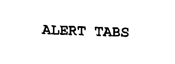  ALERT TABS