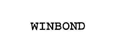 Trademark Logo WINBOND
