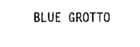 Trademark Logo BLUE GROTTO