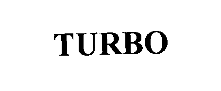 Trademark Logo TURBO