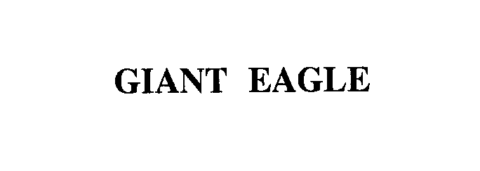 Trademark Logo GIANT EAGLE