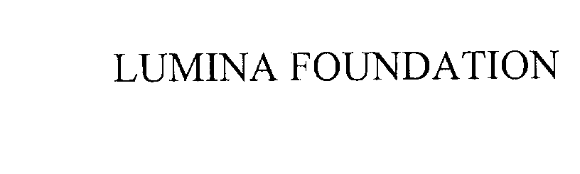  LUMINA FOUNDATION