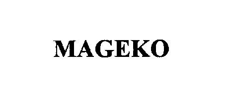 Trademark Logo MAGEKO