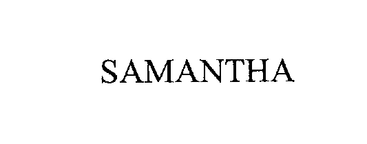  SAMANTHA