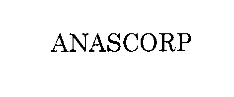 Trademark Logo ANASCORP