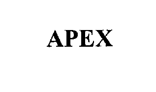 Trademark Logo APEX