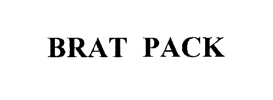 Trademark Logo BRAT PACK