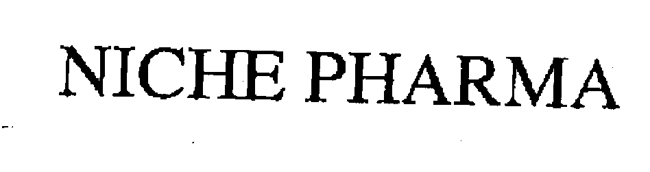 Trademark Logo NICHE PHARMA