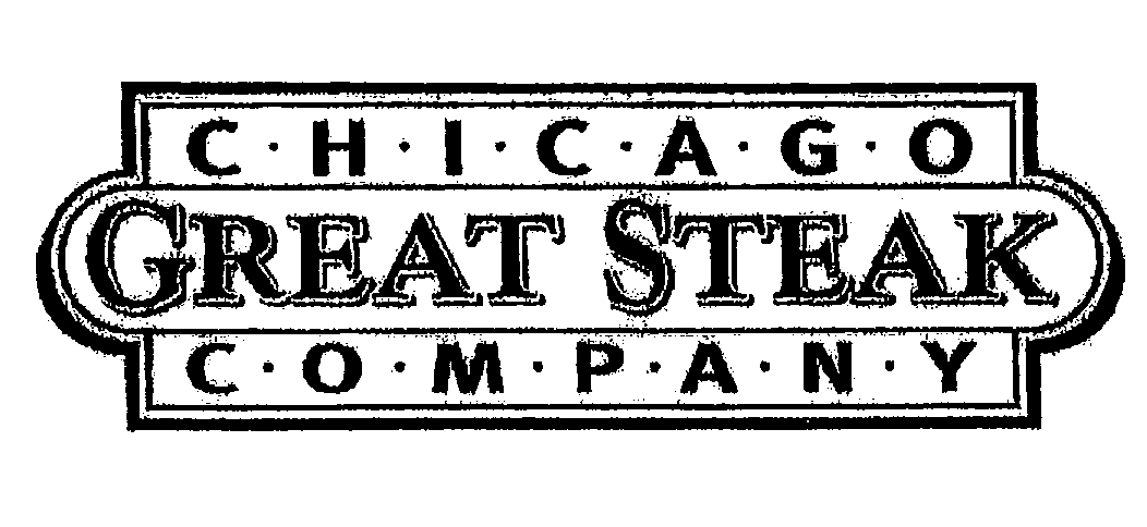 Trademark Logo C-H-I-C-A-G-O GREAT STEAK C-O-M-P-A-N-Y