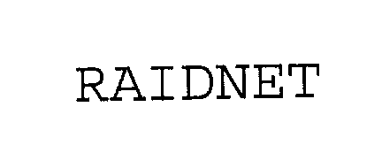 Trademark Logo RAIDNET