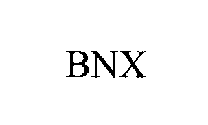Trademark Logo BNX