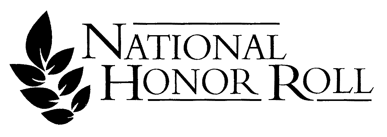  NATIONAL HONOR ROLL