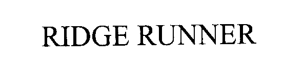 RIDGE RUNNER