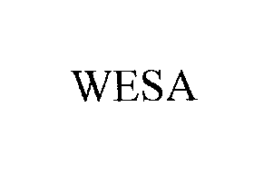 Trademark Logo WESA