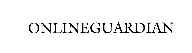 Trademark Logo ONLINEGUARDIAN
