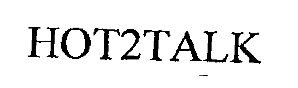 Trademark Logo HOT2TALK