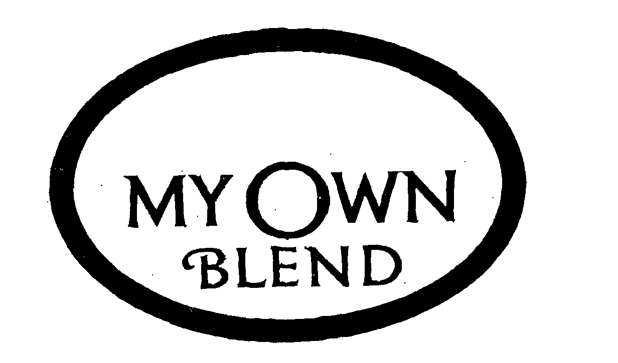 Trademark Logo MY OWN BLEND