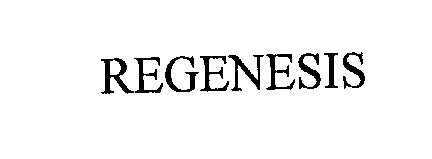 Trademark Logo REGENESIS