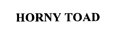 Trademark Logo HORNY TOAD