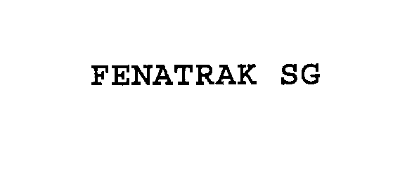 Trademark Logo FENATRAK SG